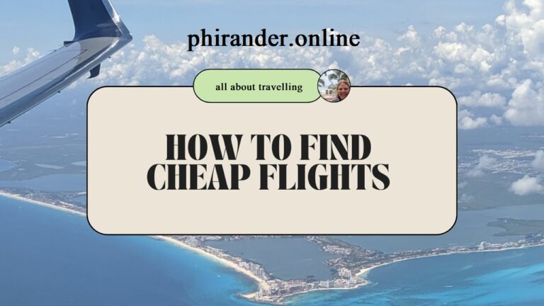 How to Find Cheap Flights